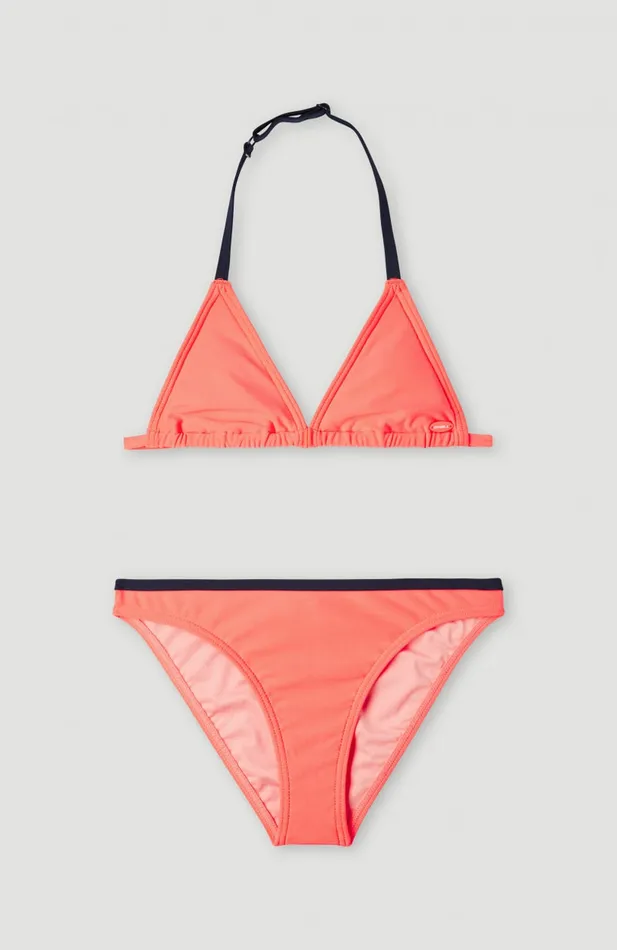 Kids Essentials Triangle Bikini Set Orange O039Neill Swimwear Kids Essentials Triangle Bikini Set Orange O039Neill Swimwear