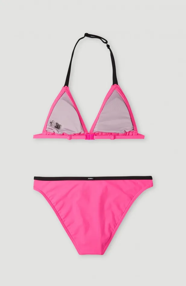 Kids Essentials Triangle Bikini Set Pink O039Neill Swimwear Kids Essentials Triangle Bikini Set Pink O039Neill Swimwear