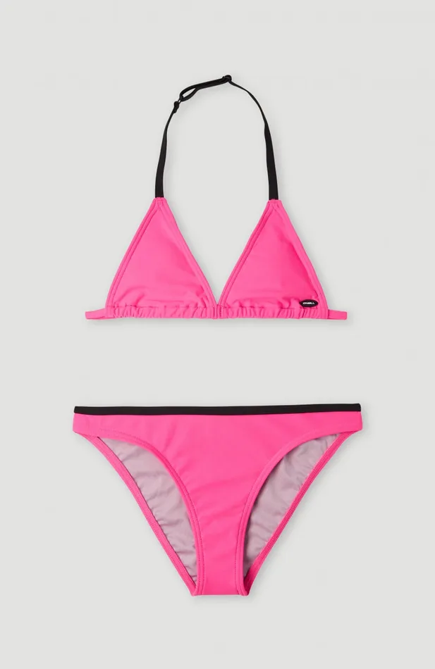Kids Essentials Triangle Bikini Set Pink O039Neill Swimwear Kids Essentials Triangle Bikini Set Pink O039Neill Swimwear
