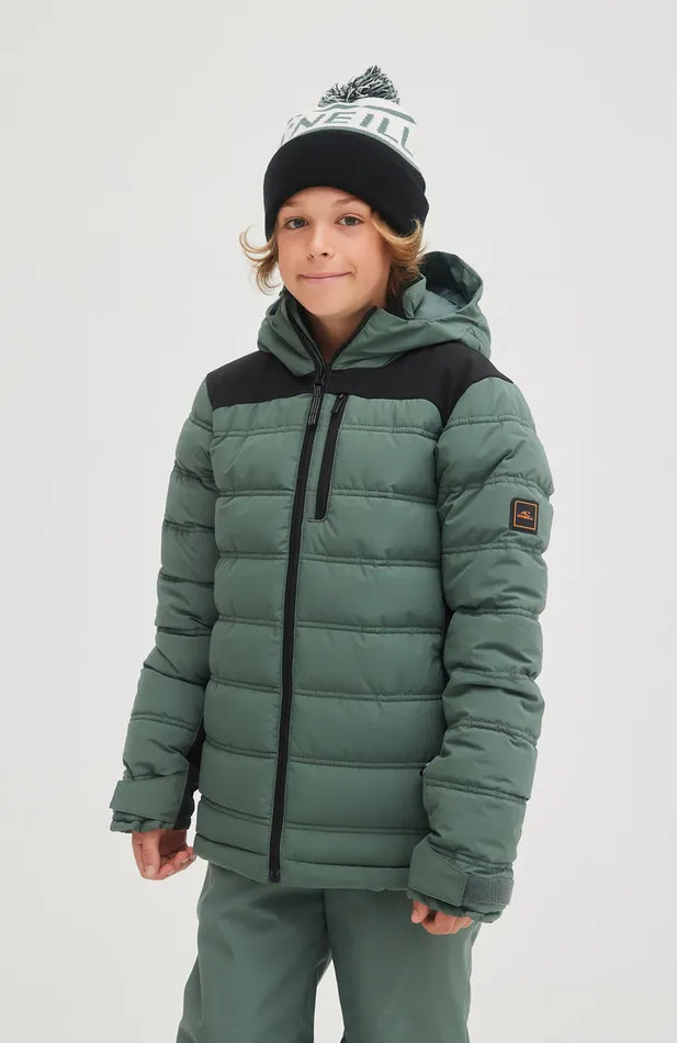 Kids Igneous Jacket Green Mix O039Neill Ski Wear