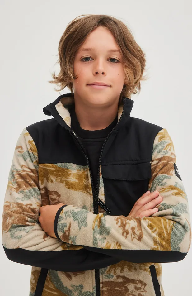 Kids Utility Fleece Jacket White O039Neill Ski Wear Kids Utility Fleece Jacket White O039Neill Ski Wear