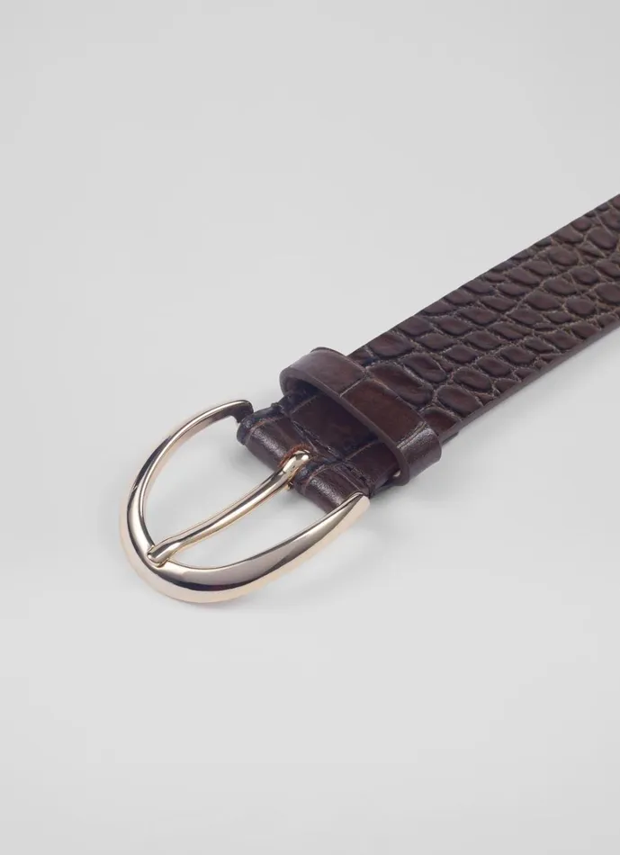 LKBennett Belts Julian Brown Classic Jean Belt 8211 Women LKBennett Belts Julian Brown Classic Jean Belt 8211 Women