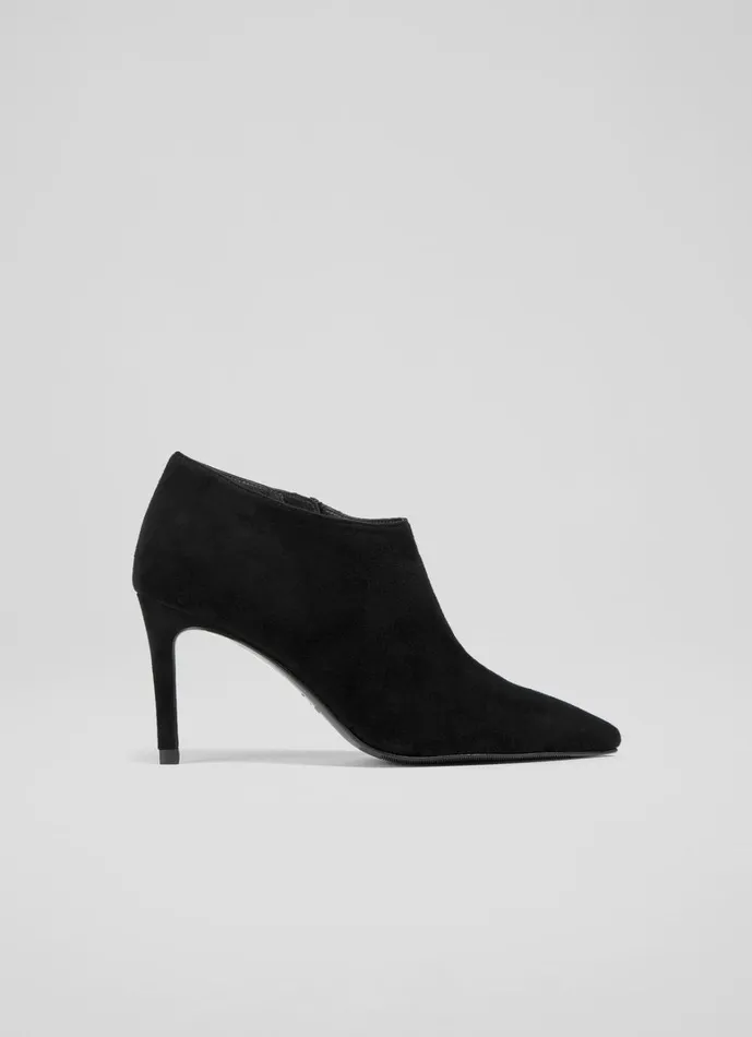 LKBennett Boots Elle Black Suede Shoe Boots 8211 Women