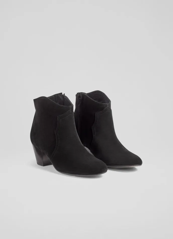LKBennett Boots Leida Black Western Boot 8211 Women LKBennett Boots Leida Black Western Boot 8211 Women