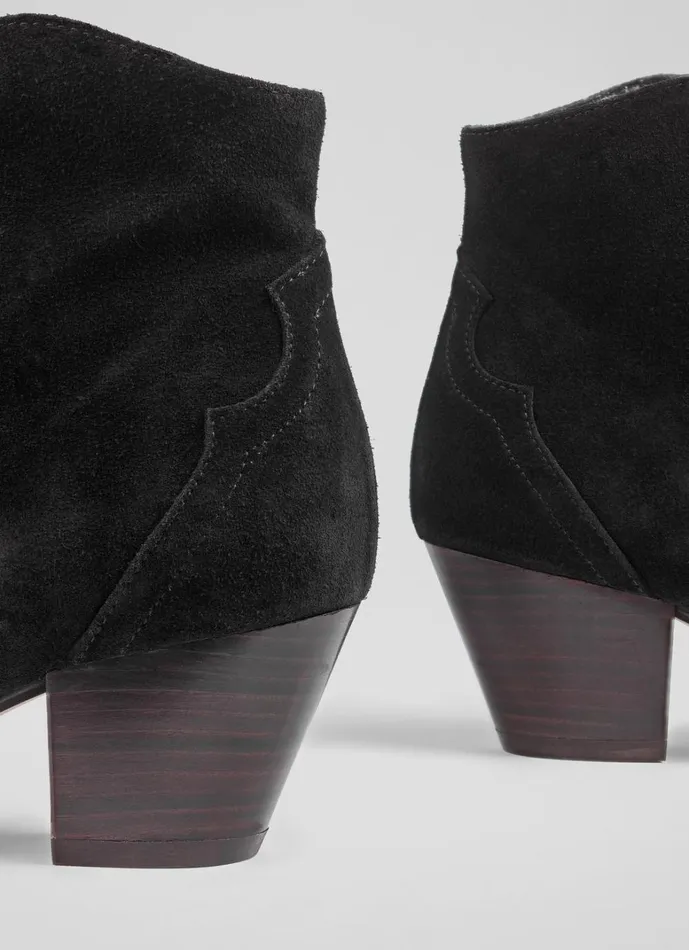 LKBennett Boots Leida Black Western Boot 8211 Women LKBennett Boots Leida Black Western Boot 8211 Women