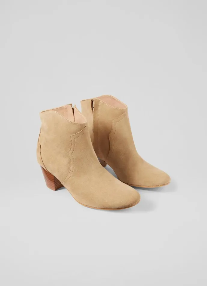 LKBennett Boots Leida Tan Leather Western Boots 8211 Women LKBennett Boots Leida Tan Leather Western Boots 8211 Women