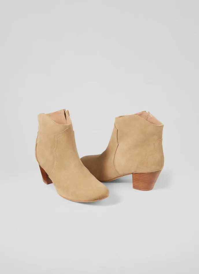 LKBennett Boots Leida Tan Leather Western Boots 8211 Women LKBennett Boots Leida Tan Leather Western Boots 8211 Women