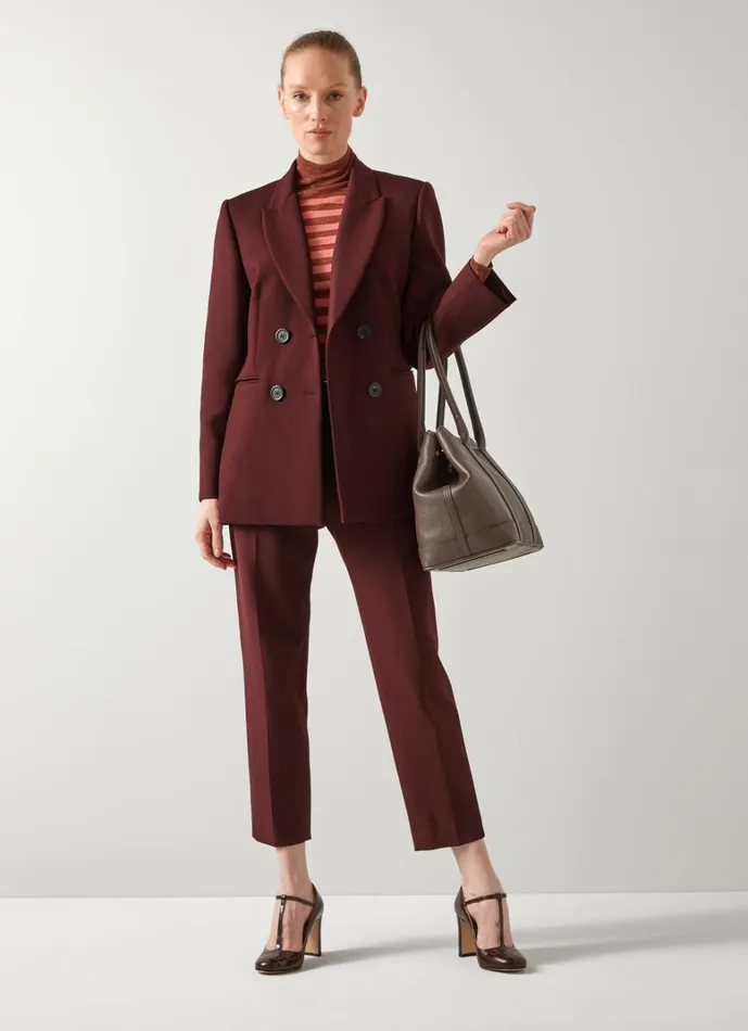 LKBennett Coats and Jackets Mariner Bordeaux Tailored Jacket 8211 Women LKBennett Coats and Jackets Mariner Bordeaux Tailored Jacket 8211 Women