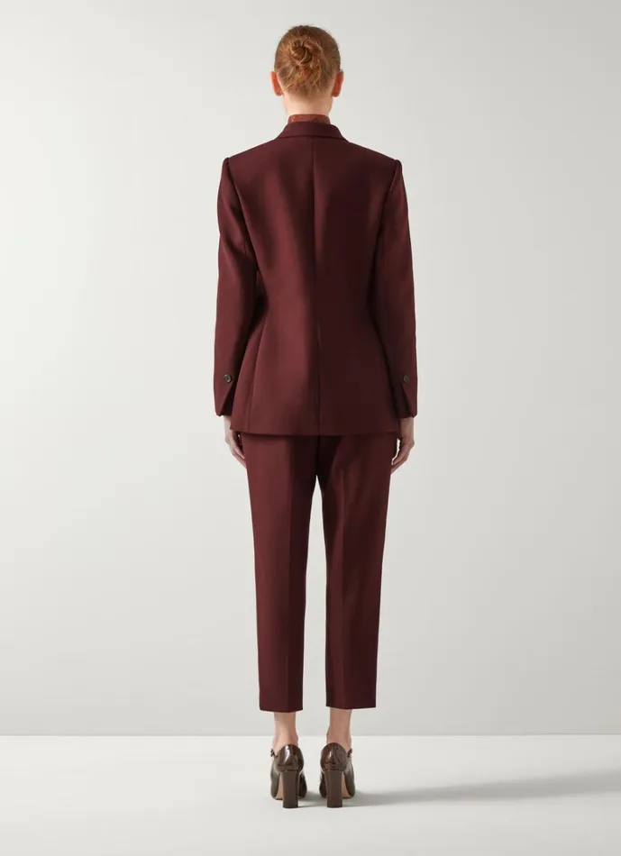 LKBennett Coats and Jackets Mariner Bordeaux Tailored Jacket 8211 Women LKBennett Coats and Jackets Mariner Bordeaux Tailored Jacket 8211 Women