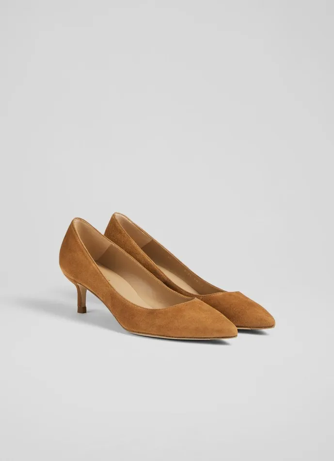 LKBennett Court Shoes Audrey Tan Suede Closed Courts 8211 Women LKBennett Court Shoes Audrey Tan Suede Closed Courts 8211 Women