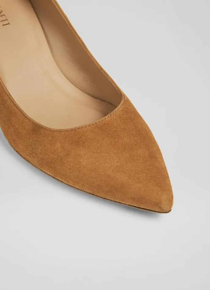 LKBennett Court Shoes Audrey Tan Suede Closed Courts 8211 Women LKBennett Court Shoes Audrey Tan Suede Closed Courts 8211 Women