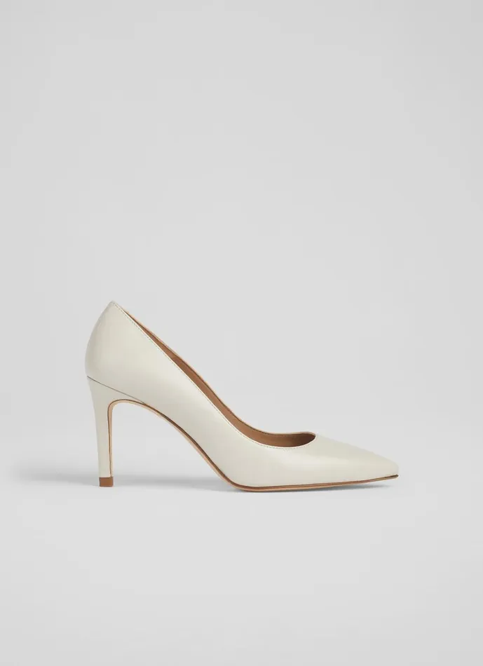 LKBennett Court Shoes Floret Nude 1 Leather Pointed Toe Courts 8211 Women LKBennett Court Shoes Floret Nude 1 Leather Pointed Toe Courts 8211 Women