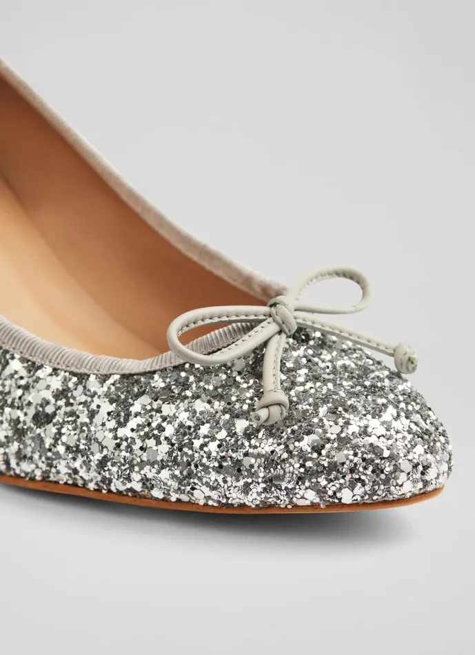 LKBennett Court Shoes Juliette Silver High Heel Grosgrain Ballerina Court 8211 Women LKBennett Court Shoes Juliette Silver High Heel Grosgrain Ballerina Court 8211 Women