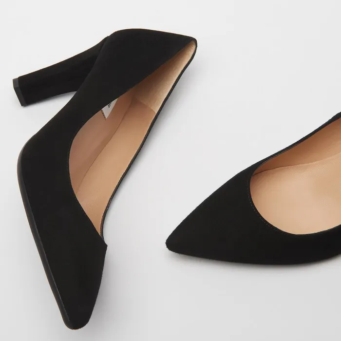 LKBennett Court Shoes Tess Black Suede Courts 8211 Women LKBennett Court Shoes Tess Black Suede Courts 8211 Women