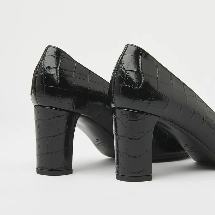 LKBennett Court Shoes Winola Black Croc Effect Courts 8211 Women LKBennett Court Shoes Winola Black Croc Effect Courts 8211 Women