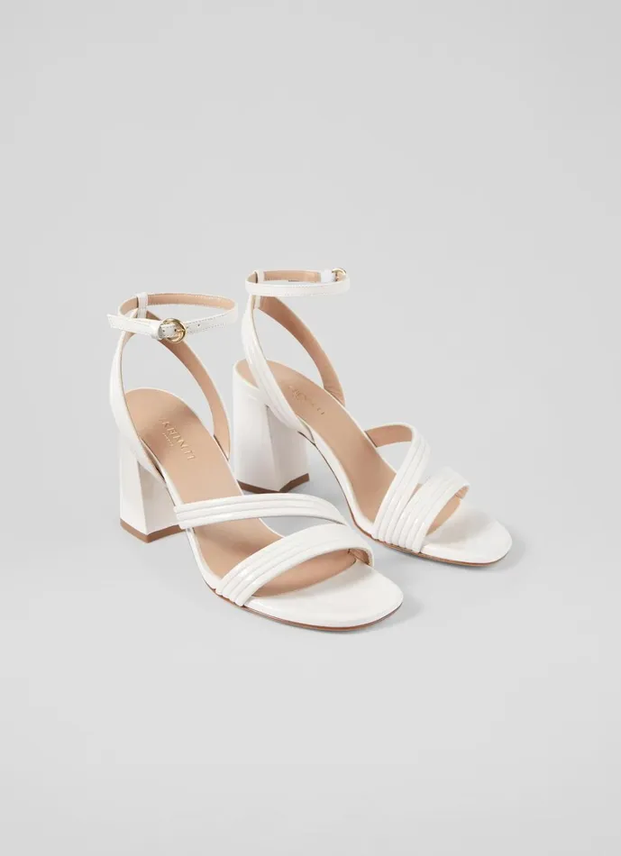 LKBennett Sandals Edita Pearl Strap Block Heels 8211 Women LKBennett Sandals Edita Pearl Strap Block Heels 8211 Women