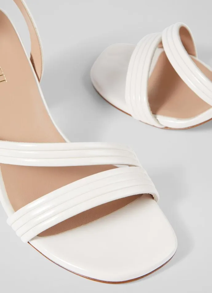 LKBennett Sandals Edita Pearl Strap Block Heels 8211 Women LKBennett Sandals Edita Pearl Strap Block Heels 8211 Women