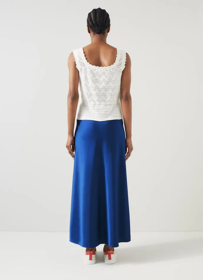 LKBennett Skirts Lucan Mazarine Blue Bias Satin Maxi Skirt 8211 Women LKBennett Skirts Lucan Mazarine Blue Bias Satin Maxi Skirt 8211 Women