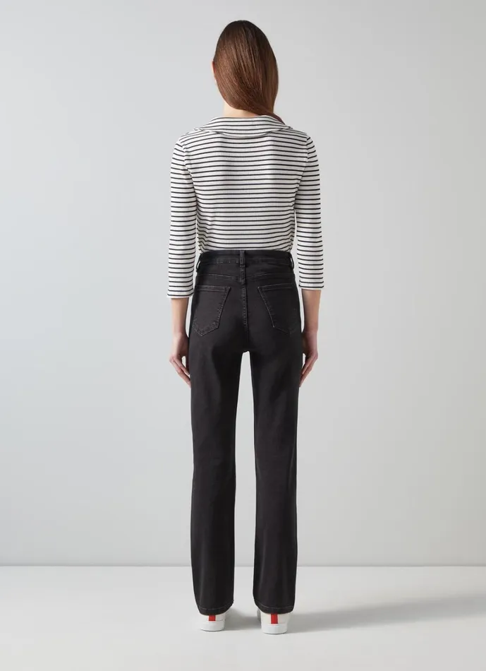 LKBennett Trousers Alice Black Organic Cotton Wash Straight Leg Denim Trouser 8211 Women LKBennett Trousers Alice Black Organic Cotton Wash Straight Leg Denim Trouser 8211 Women