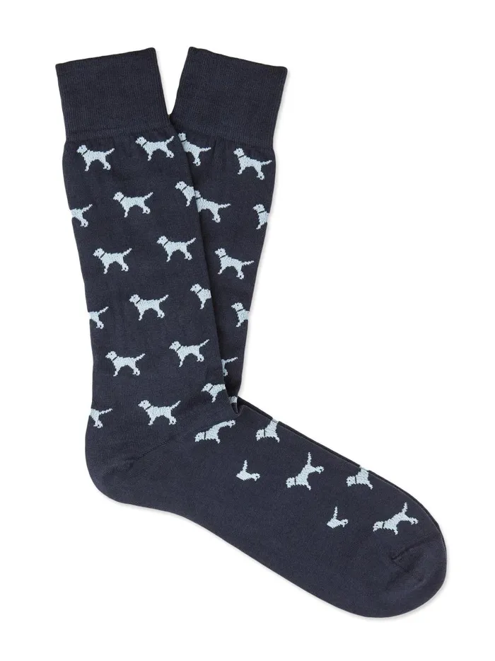 Labrador Socks Navyblue Men JMcLaughlin Socks