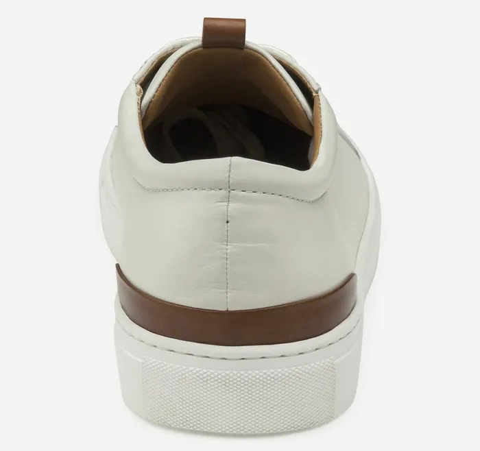 LaceUps Men Johnston and Murphy Banks LacetoToe White Sheepskin LaceUps Men Johnston and Murphy Banks LacetoToe White Sheepskin