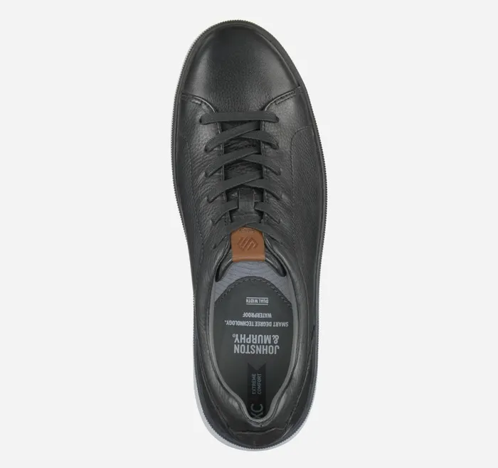 LaceUps Men Johnston and Murphy XC4reg Foust LacetoToe Black Tumbled Full Grain LaceUps Men Johnston and Murphy XC4reg Foust LacetoToe Black Tumbled Full Grain