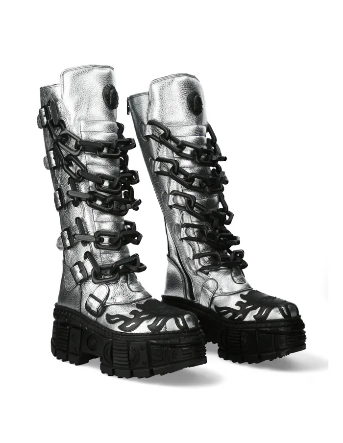 MMet033C3 WomenMen New Rock High Boots