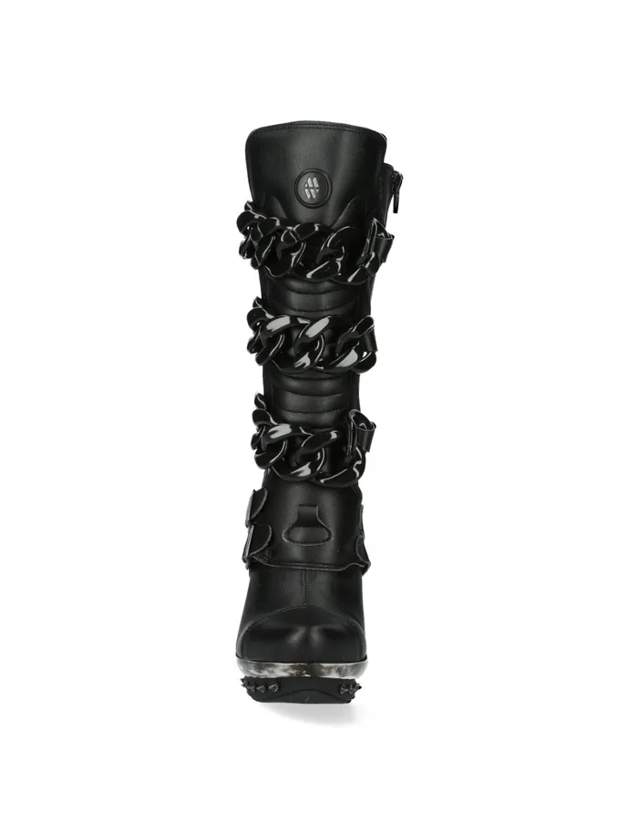 MPunk001cadV1 Women New Rock High Heels