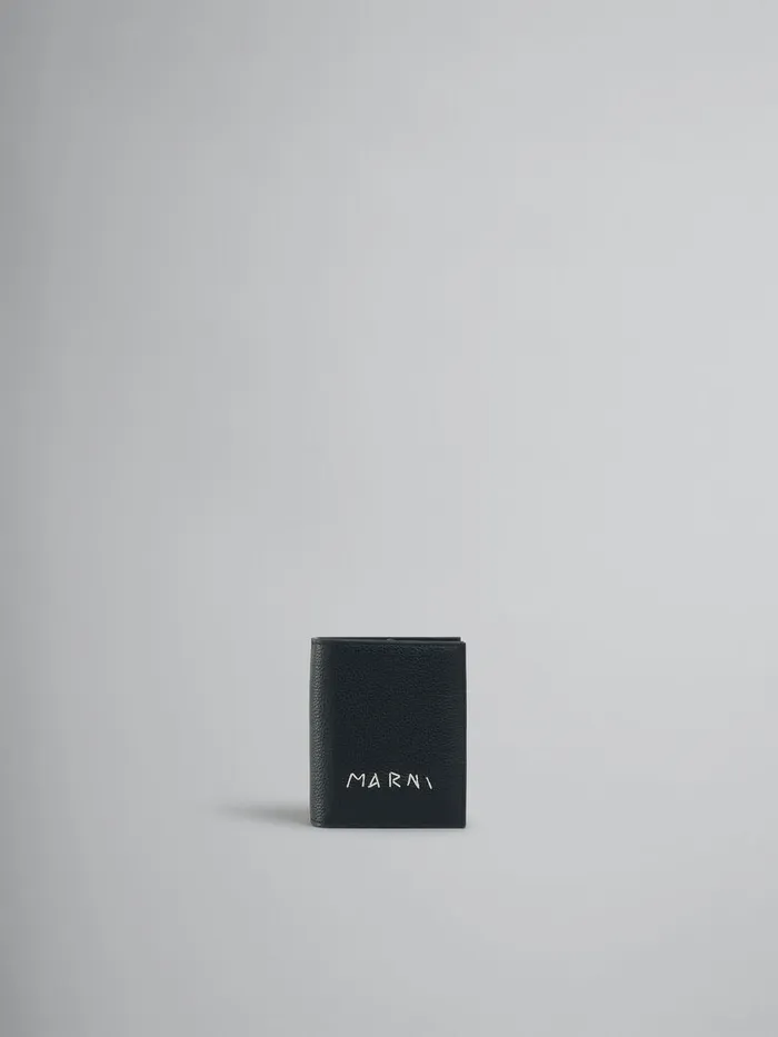 Marni Black Leather Ziparound Bifold Wallet With Marni Mending Women Wallets and Small Leather Goods Marni Black Leather Ziparound Bifold Wallet With Marni Mending Women Wallets and Small Leather Goods
