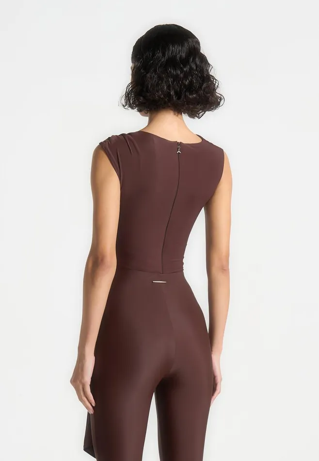 Matching Sets Women Manire De Voir Bodysuit With Hardware Detail Brown