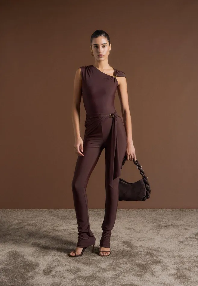 Matching Sets Women Manire De Voir Bodysuit With Hardware Detail Brown