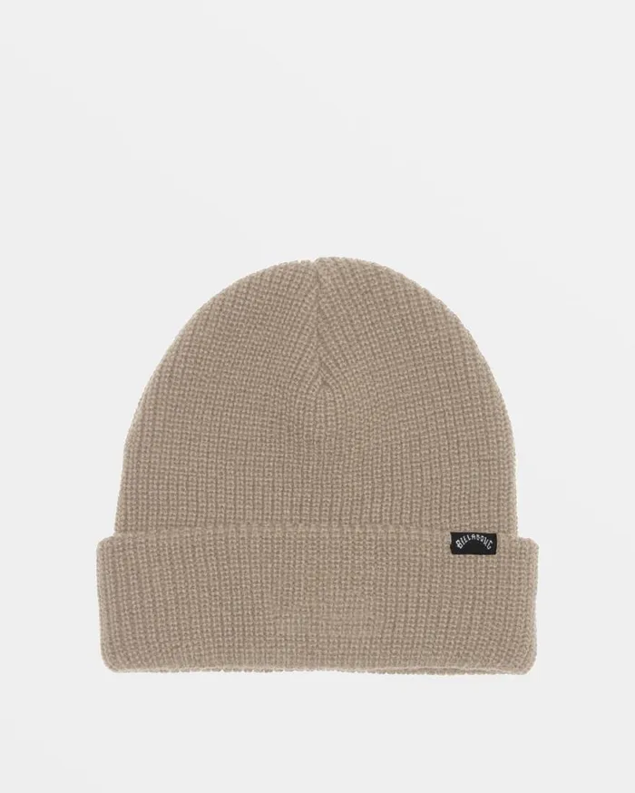 Men Billabong Beanies and Hats Arcade Cuff Beanie Stone