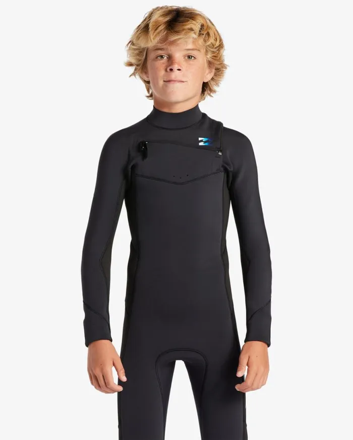 Men Billabong Boys039 Wetsuits Boys 32 Absolute Chest Zip Full Wetsuit Blue Fade Men Billabong Boys039 Wetsuits Boys 32 Absolute Chest Zip Full Wetsuit Blue Fade