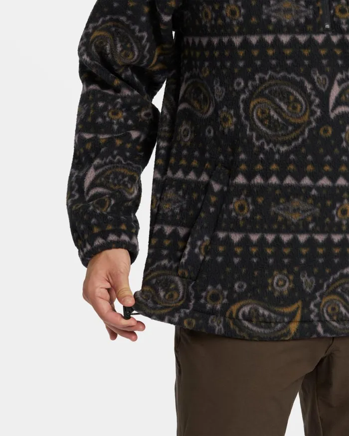 Men Billabong Hoodies and Fleece Boundary Polar Fleece Half Zip Pullover Black Men Billabong Hoodies and Fleece Boundary Polar Fleece Half Zip Pullover Black
