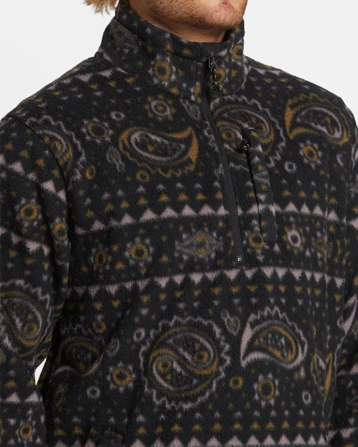 Men Billabong Hoodies and Fleece Boundary Polar Fleece Half Zip Pullover Black Men Billabong Hoodies and Fleece Boundary Polar Fleece Half Zip Pullover Black
