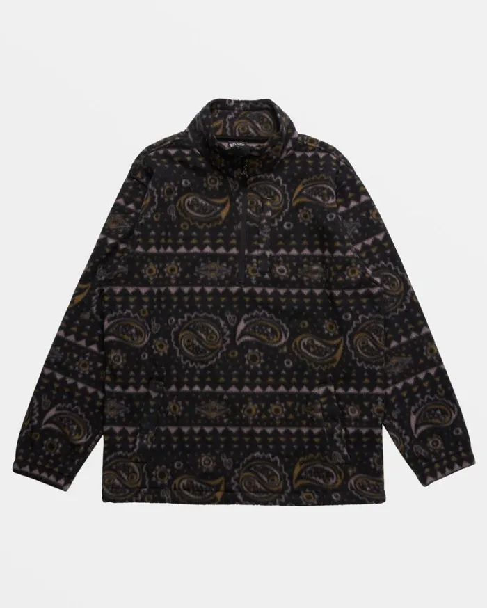 Men Billabong Hoodies and Fleece Boundary Polar Fleece Half Zip Pullover Black Men Billabong Hoodies and Fleece Boundary Polar Fleece Half Zip Pullover Black