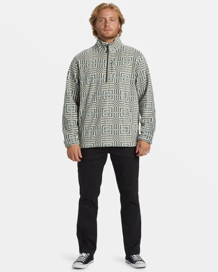 Men Billabong Hoodies and Fleece Boundary Polar Fleece Half Zip Pullover Chino Men Billabong Hoodies and Fleece Boundary Polar Fleece Half Zip Pullover Chino