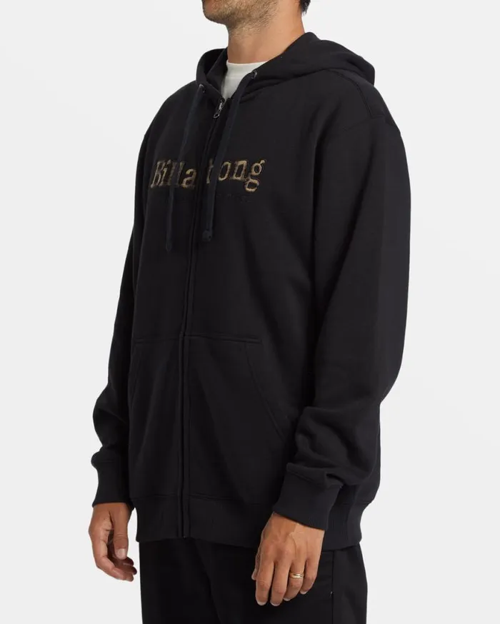 Men Billabong Hoodies and Fleece Mogul Zip Hoodie Black Men Billabong Hoodies and Fleece Mogul Zip Hoodie Black