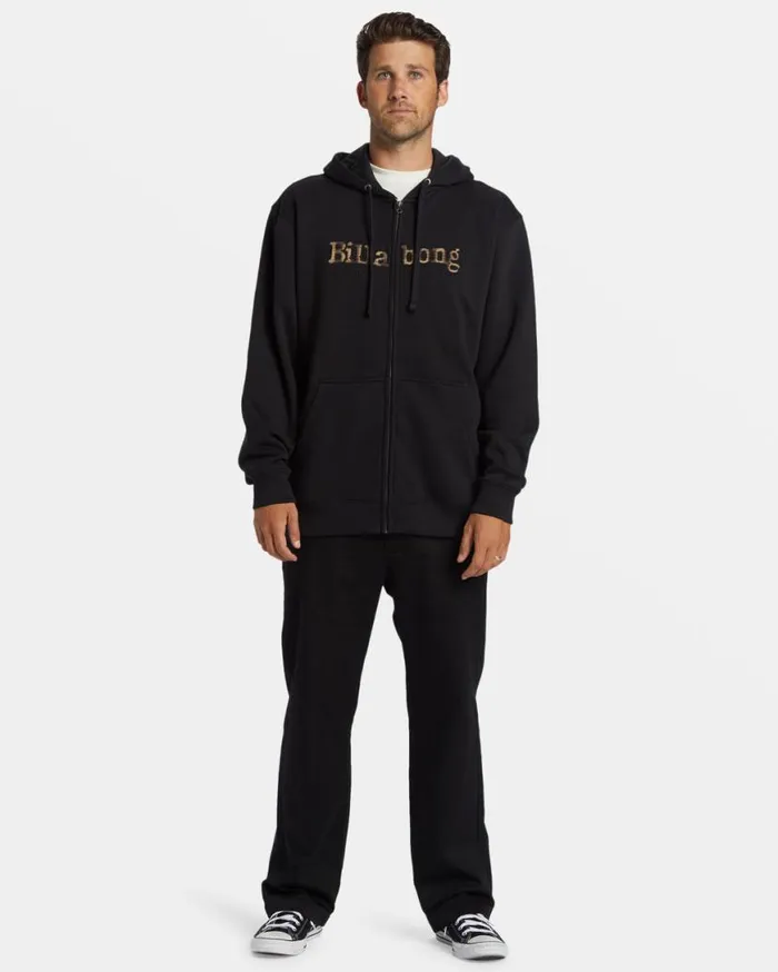 Men Billabong Hoodies and Fleece Mogul Zip Hoodie Black Men Billabong Hoodies and Fleece Mogul Zip Hoodie Black