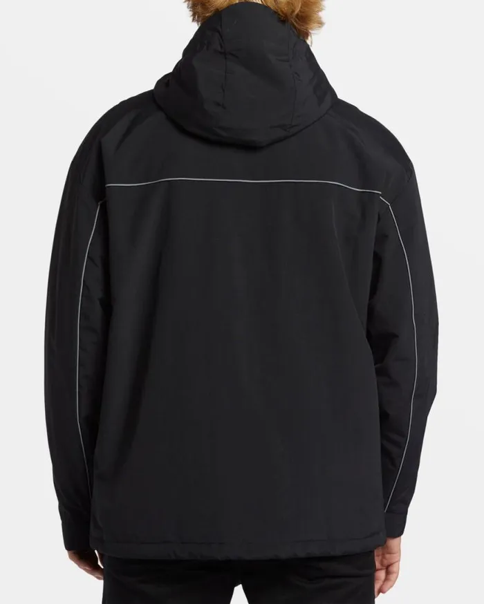 Men Billabong Jackets Contact Hooded Jacket Black Men Billabong Jackets Contact Hooded Jacket Black