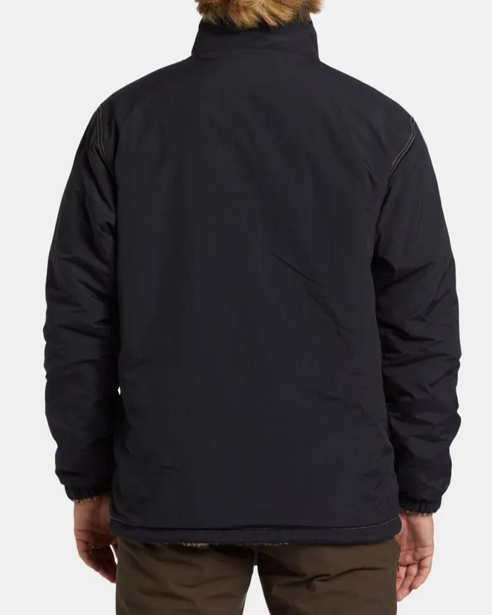 Men Billabong Jackets Gnaraloo Reversible Jacket Stealth Men Billabong Jackets Gnaraloo Reversible Jacket Stealth
