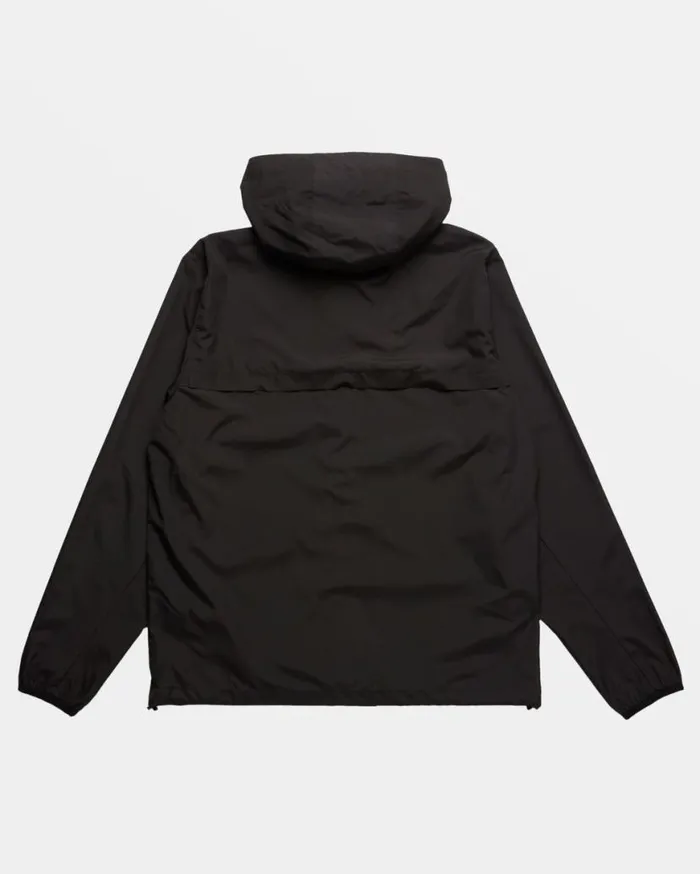 Men Billabong Jackets Transport Windbreaker Jacket Black Men Billabong Jackets Transport Windbreaker Jacket Black
