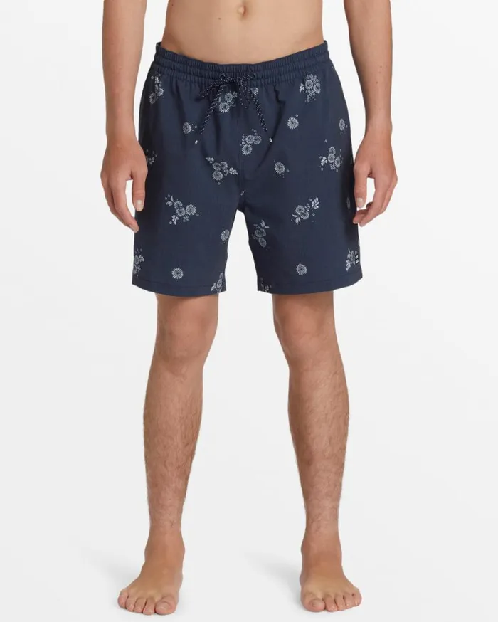 Men Billabong Layback Boardshorts Sundays Layback 17034 Swim Trunks Denim Blue Men Billabong Layback Boardshorts Sundays Layback 17034 Swim Trunks Denim Blue