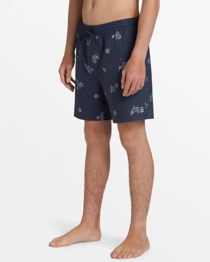 Men Billabong Layback Boardshorts Sundays Layback 17034 Swim Trunks Denim Blue Men Billabong Layback Boardshorts Sundays Layback 17034 Swim Trunks Denim Blue