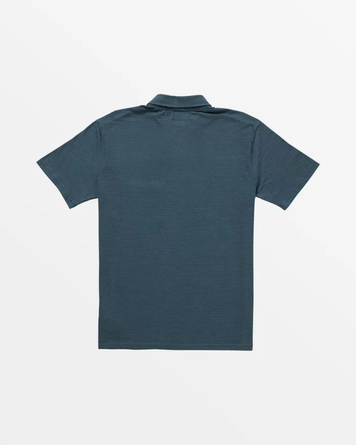 Men Billabong Shirts Short Sleeve Polo Shirt Dark Slate Heather Men Billabong Shirts Short Sleeve Polo Shirt Dark Slate Heather