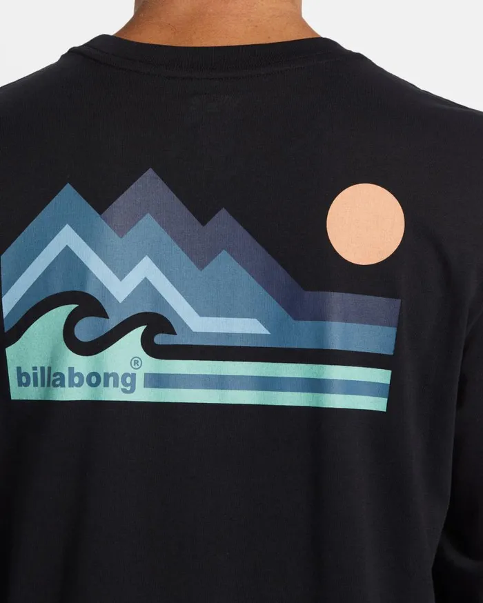 Men Billabong TShirts Range Long Sleeve Tshirt Black Men Billabong TShirts Range Long Sleeve Tshirt Black