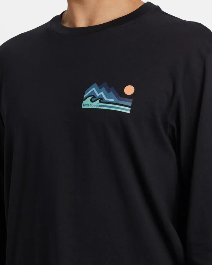 Men Billabong TShirts Range Long Sleeve Tshirt Black Men Billabong TShirts Range Long Sleeve Tshirt Black