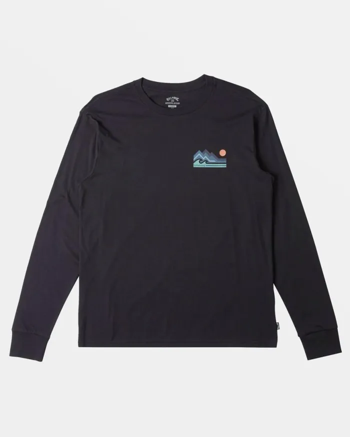 Men Billabong TShirts Range Long Sleeve Tshirt Black Men Billabong TShirts Range Long Sleeve Tshirt Black