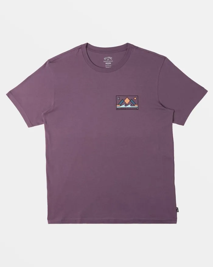Men Billabong TShirts Range TShirt Dusty Grape Men Billabong TShirts Range TShirt Dusty Grape