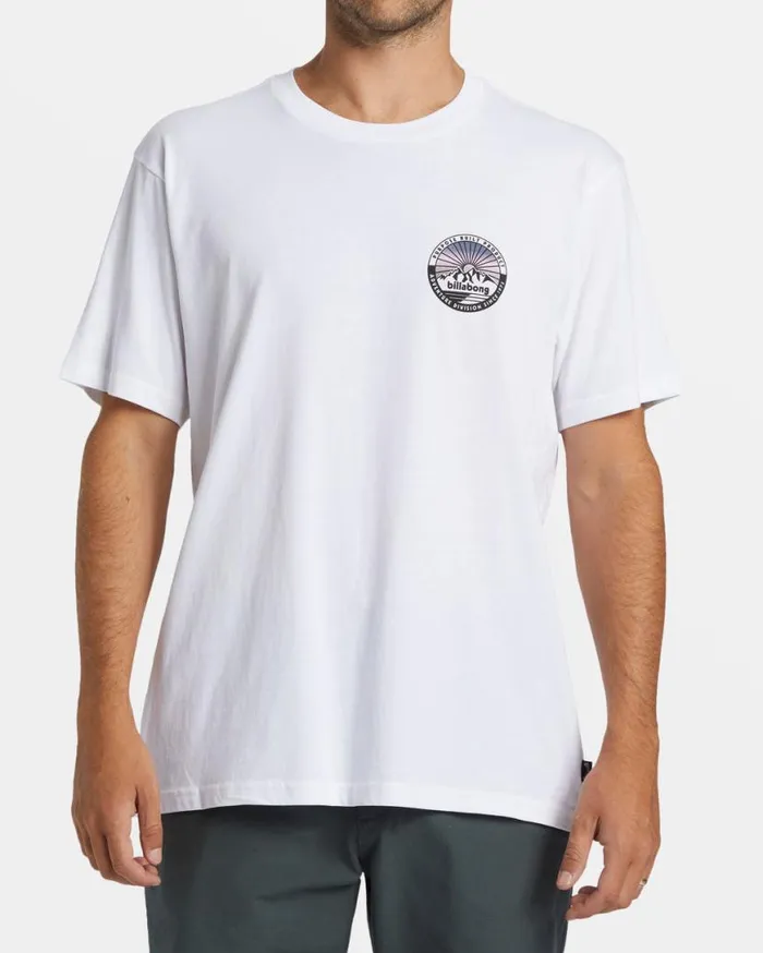 Men Billabong TShirts Rockies TShirt White Men Billabong TShirts Rockies TShirt White